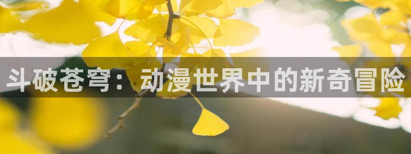 age动漫官网入口老版本：斗破苍穹：动漫世界中的新奇冒险