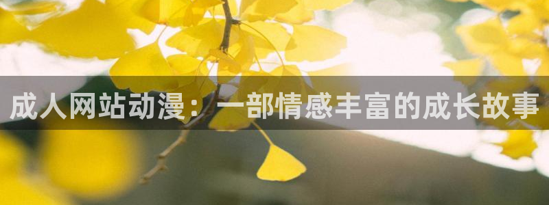age动漫网官网入口：成人网站动漫：一部情感丰富的成长故事